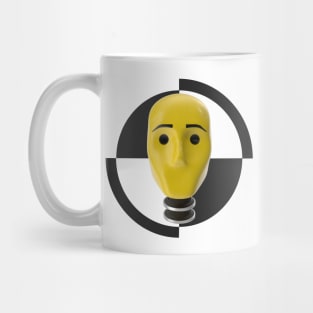 Crash Test Dummy Yellow Man Testing Car Crash Mug